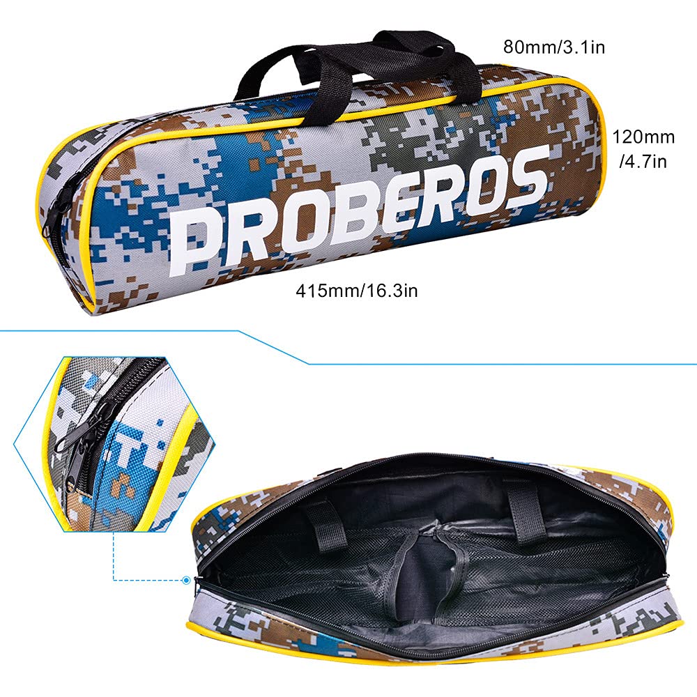 Proberos 1.8M/7Feet Portable Fishing Rod with Reel Complete Set, Carbon Fiber Telescopic Spinning Fishing Rod Bait Kit Lifelike Artificial Hooks Fishing Lure, Fishing Rod and Reel Full Set Proberos 1.8M/7Feet Portable Fishing Rod with Reel Complete Set, Carbon Fiber Telescopic Spinning Fishing Rod Bait Kit Lifelike Artificial Hooks Fishing Lure, Fishing Rod and Reel Full Set